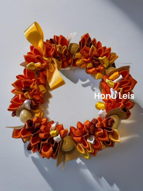 Ribbon Petal Mini - Orange & Gold
