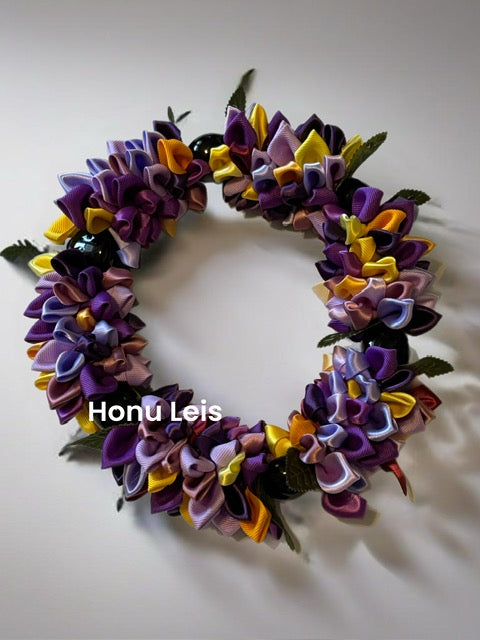 Ribbon Petal Mini - Purple & Yellow