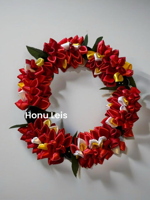 Ribbon Petal Mini - Red & Yellow