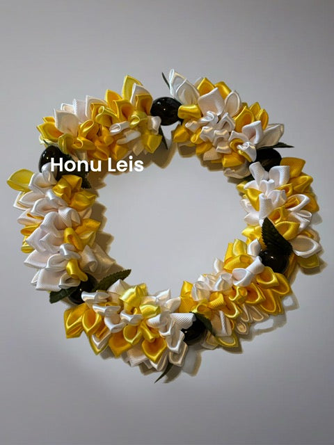 Ribbon Petal Mini - Yellow & White