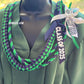 Navy & Green set of 2 leis. CFHS tags included.