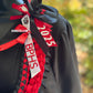 Black & Red 2 lei set. Tags and buttons included. Last one.