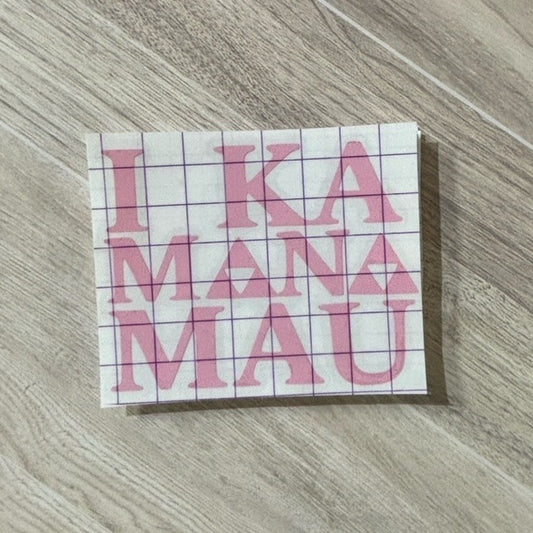 Logo Sticker - Light Pink