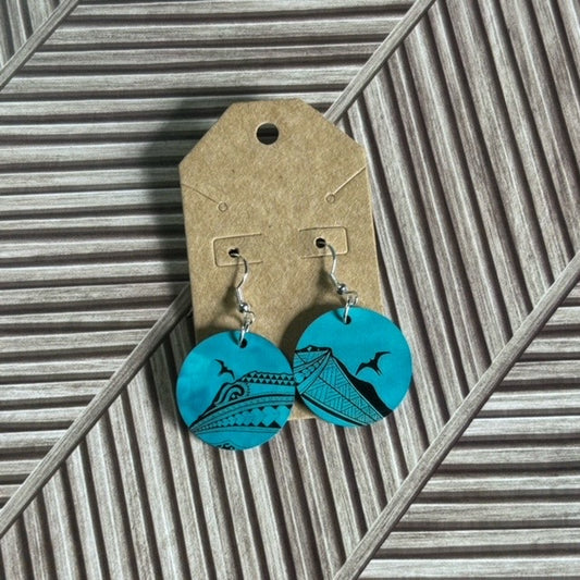 Earrings - Teal