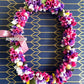 Ribbon Petal Lei - Pink & Purple