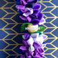 Ribbon Petal Lei - Purple