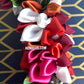 Ribbon Petal Lei - Red