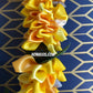 Ribbon Petal Lei - Yellow