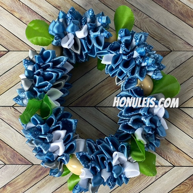 Ribbon Petal Mini - Blue Ocean Print