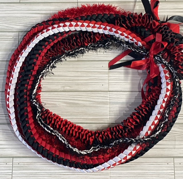 5 Lei Pack - Black & Red