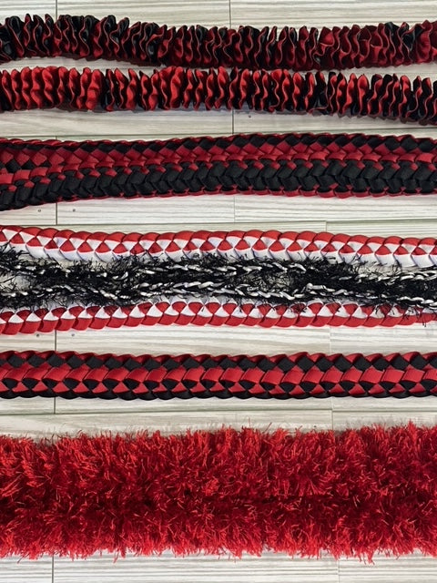 5 Lei Pack - Black & Red