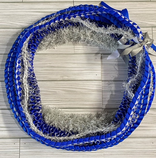 5 Lei Pack - Royal Blue & Silver