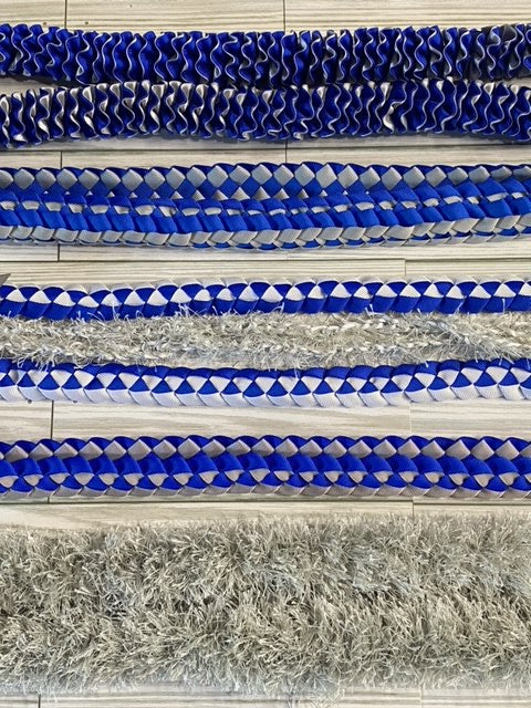 5 Lei Pack - Royal Blue & Silver