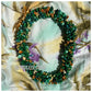 Ribbon Petal Lei - Green