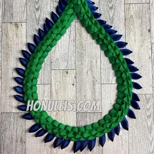 Warrior - Green with Navy Blue Accent