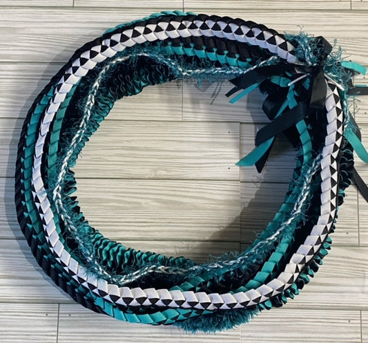 5 Lei Pack - Black & Teal