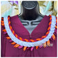 Senior Night Lei - Maroon & Orange