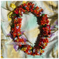 Ribbon Petal Lei - Orange