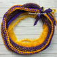 5 Lei Pack - Purple & Gold