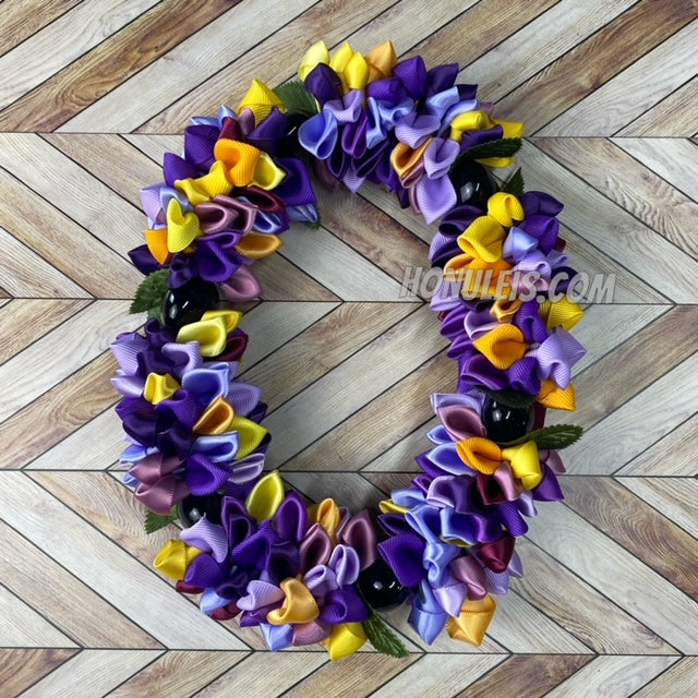 Ribbon Petal Mini - Purple & Yellow