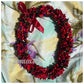 Ribbon Petal Lei - Red