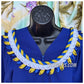 Senior Night Lei - Gold & Royal Blue