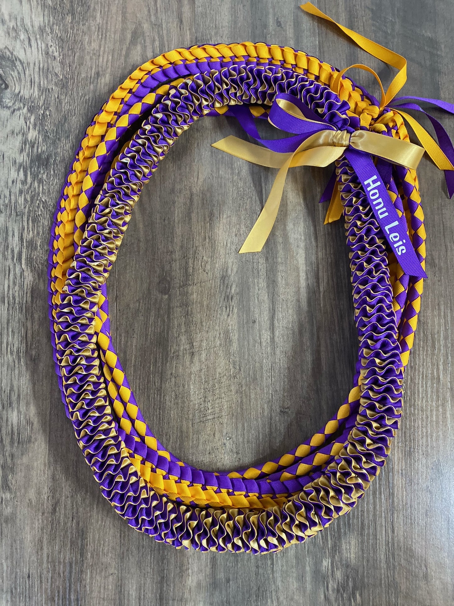 3 Lei Pack - Purple & Gold