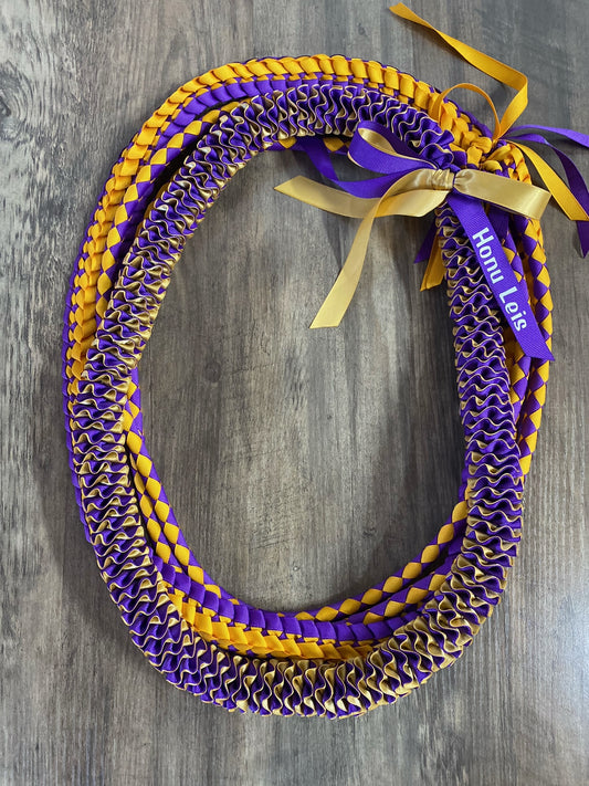 3 Lei Pack - Purple & Gold